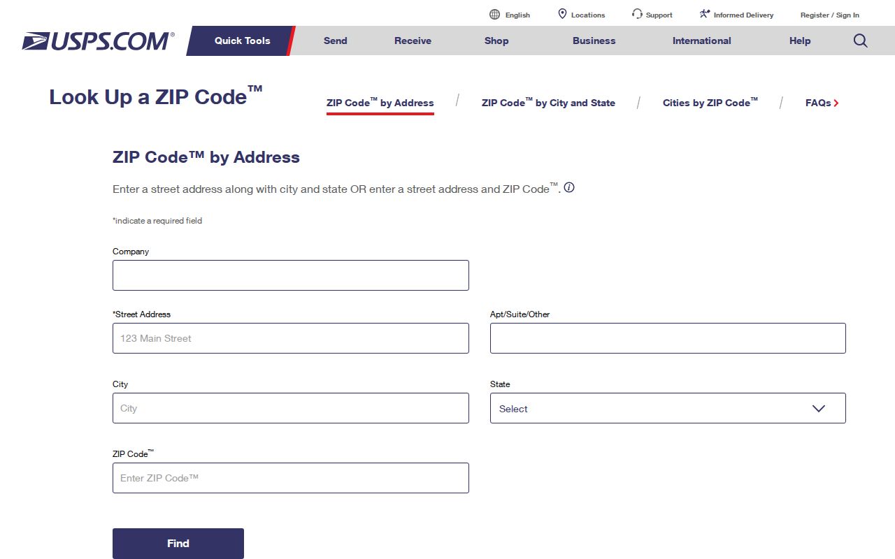 Homewood ZIP code directory USPS address lookup