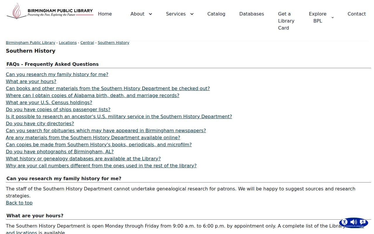 Homewood city directory research through Birmingham Public Library Southern History